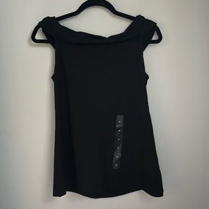 black off the shoulder top